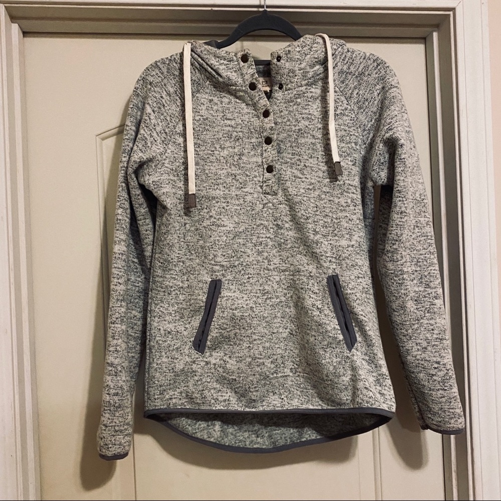 Button-up hoodie